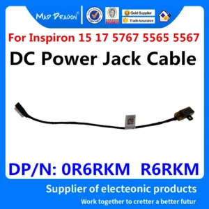 Dell Inspiron 15 / 17 5000 5565 / 5567 / 5767 DC Power Jack Cable (R6RKM)